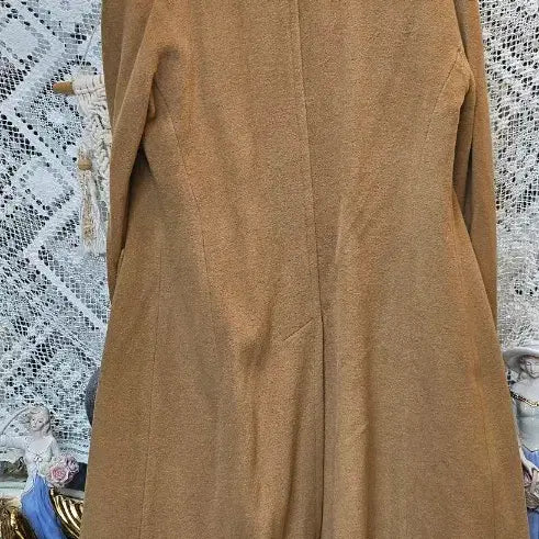 [BUNJANG] Max Mara Camel Double Button Long Coat / 이탈리아의 여성 패션 브랜드인 막스마라 카멜색 더블 버튼 롱 코트