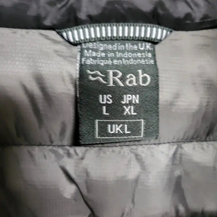 [BUNJANG] Rab Lightweight Down Jacket Black L / Rab 랩 경량 패딩 블랙 L