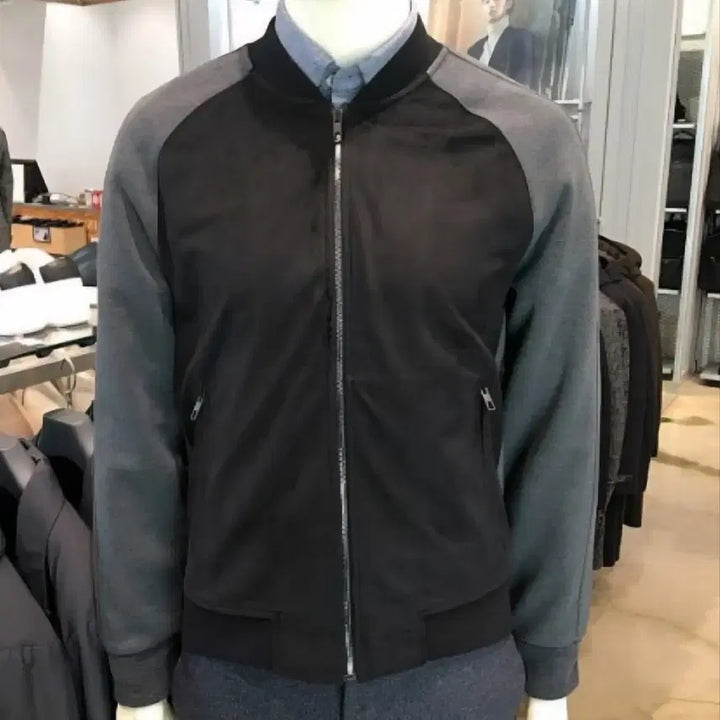 [BUNJANG] ZIOZIA Suede Zip-up Cardigan / [110]지오지아 스웨이드 집업 가디건