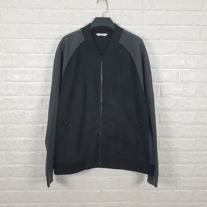 [BUNJANG] ZIOZIA Suede Zip-up Cardigan / [110]지오지아 스웨이드 집업 가디건