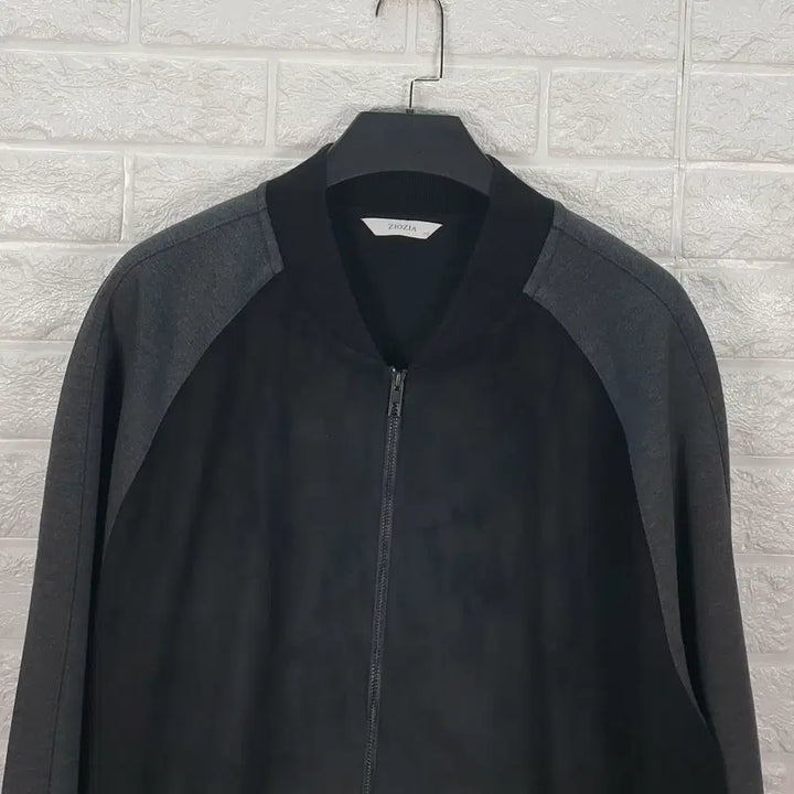 [BUNJANG] ZIOZIA Suede Zip-up Cardigan / [110]지오지아 스웨이드 집업 가디건