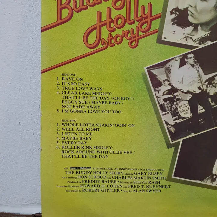 [BUNJANG] Buddy Holly Story 1979 LP / Buddy Holly Story 영화 OST LP 1979