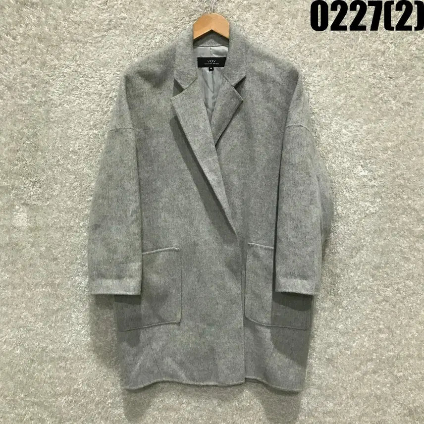 [BUNJANG] VOV Gray Wool Coat (M) / VOV 그레이 울 코트 m