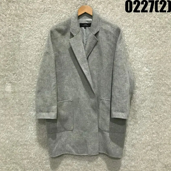 [BUNJANG] VOV Gray Wool Coat (M) / VOV 그레이 울 코트 m