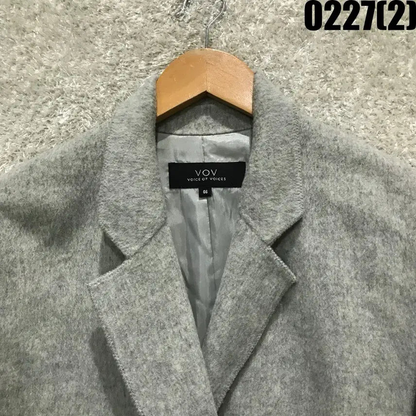 [BUNJANG] VOV Gray Wool Coat (M) / VOV 그레이 울 코트 m