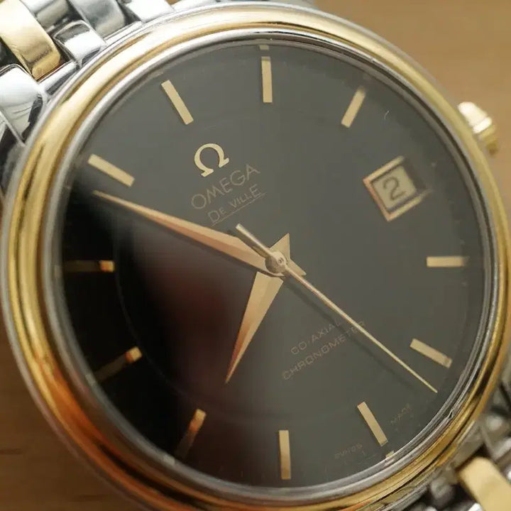 [BUNJANG] Omega DeVille 18k Gold Chronometer Co-Axial Watch / 오메가 드빌 18k콤비 크로노미터 코엑시얼