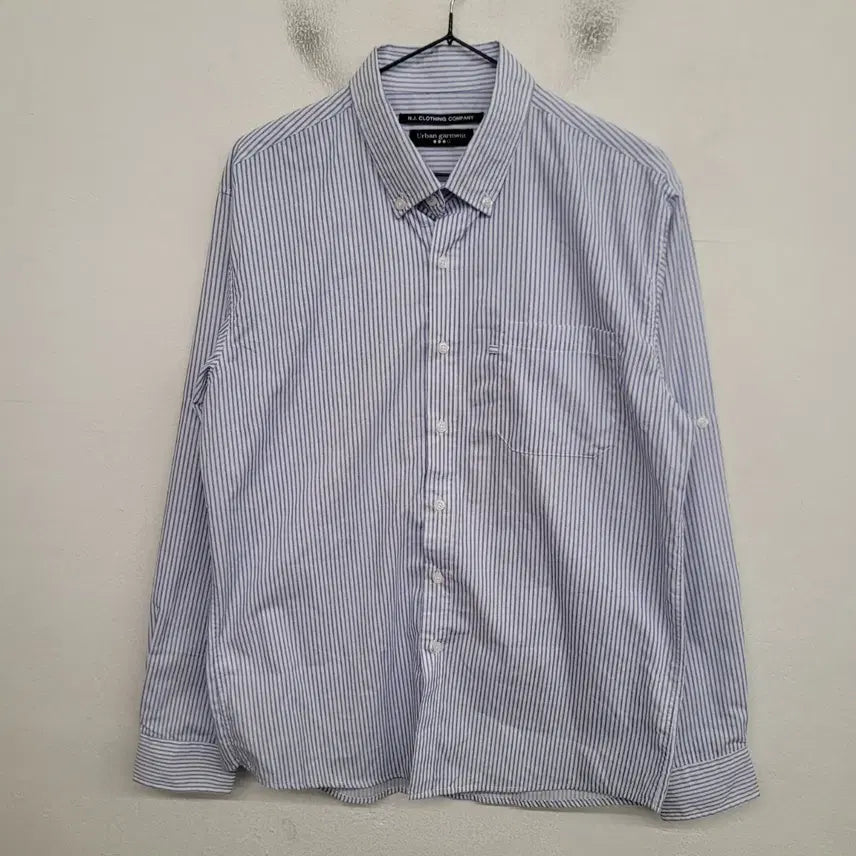 [BUNJANG] N.J. Striped Shirt / [95/M] N.J. 스트라이프 셔츠