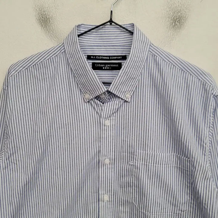 [BUNJANG] N.J. Striped Shirt / [95/M] N.J. 스트라이프 셔츠