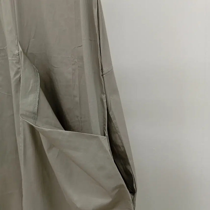 [BUNJANG] Khaki Sleeveless Mini Dress / 카키 민소매 오버핏 원피스