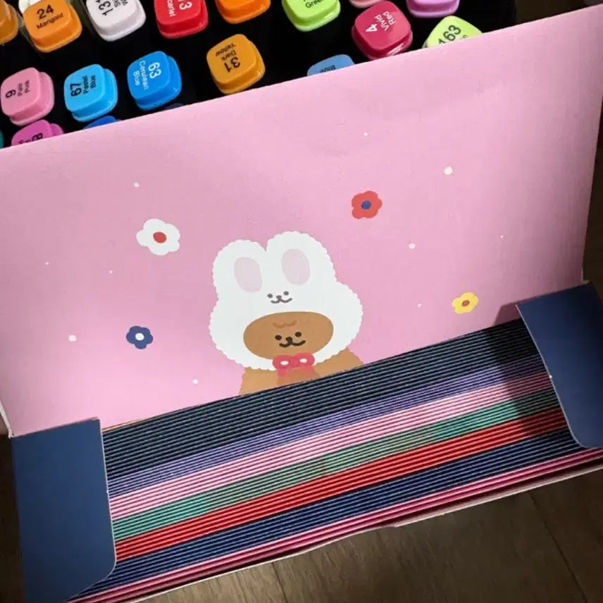 [BUNJANG] TouchFive Marker Pen 60 Colors Set / 터치필 마카팬 60색(각대봉투 꾸미기)