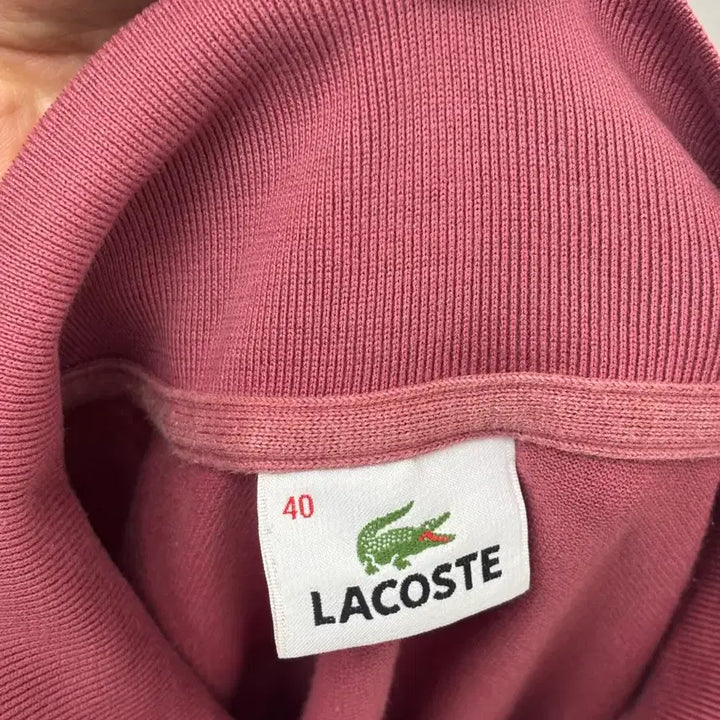 [BUNJANG] Lacoste Women's PK Short-Sleeve Polo Shirt Burgundy / 라코스테 여성 PK 반팔 카라 티셔츠 버건디