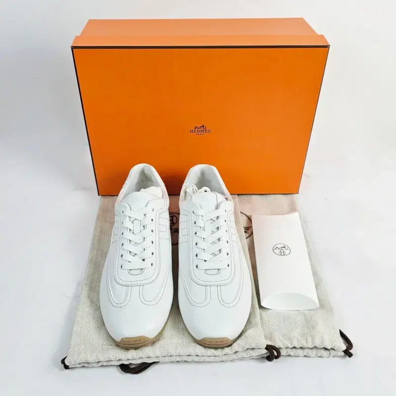 [BUNJANG] Hermès Master Sneakers Women's Blanc Sneakers / 에르메스 마스터 스니커즈 여성 운동화 블랑 H261009Z 90380