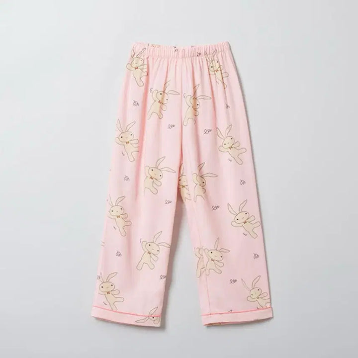 [BUNJANG] Spao Crayon Shin-chan YURI Rabbit Pink Pajamas / 스파오 짱구는 못말려 짱구 유리 토끼 핑크 잠옷 파자마