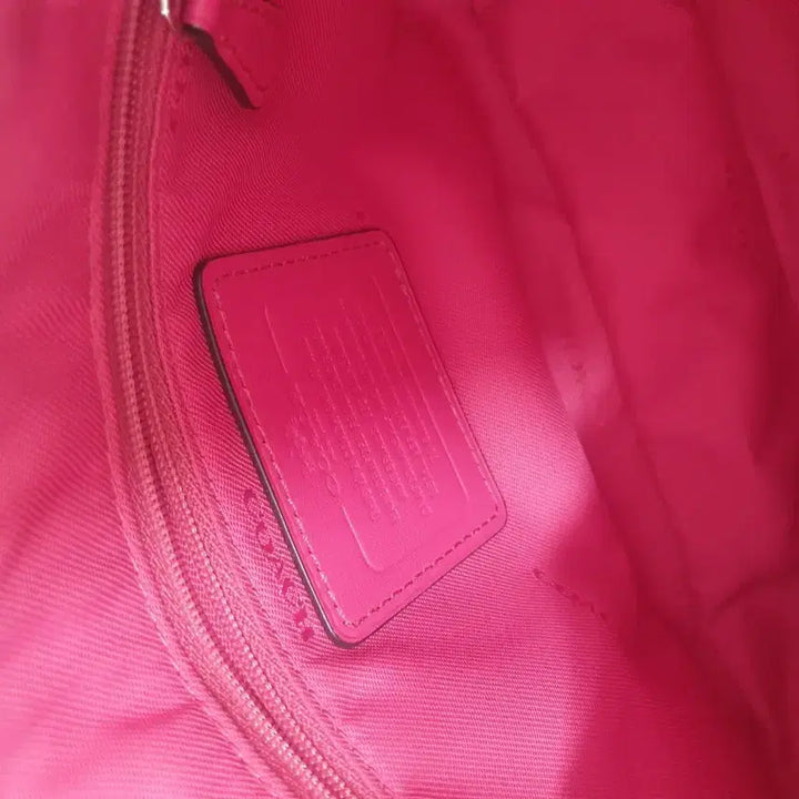 [BUNJANG] Coach Pink Shoulder Crossbody Bag / 코치 핑크 숄더 크로스겸용백