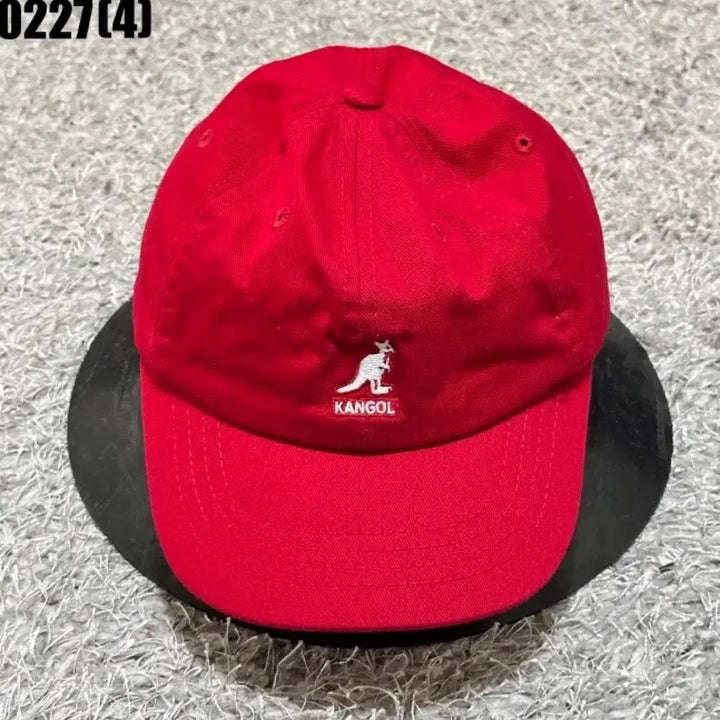 [BUNJANG] Kangol Ball Cap Hat Red / 캉골 볼캡 모자 레드