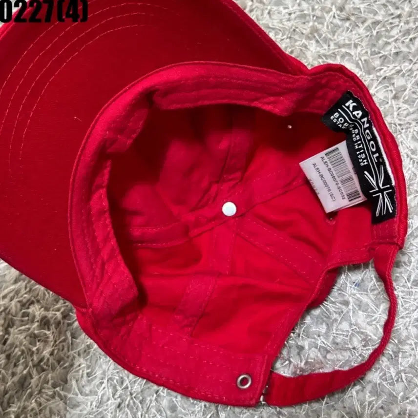 [BUNJANG] Kangol Ball Cap Hat Red / 캉골 볼캡 모자 레드