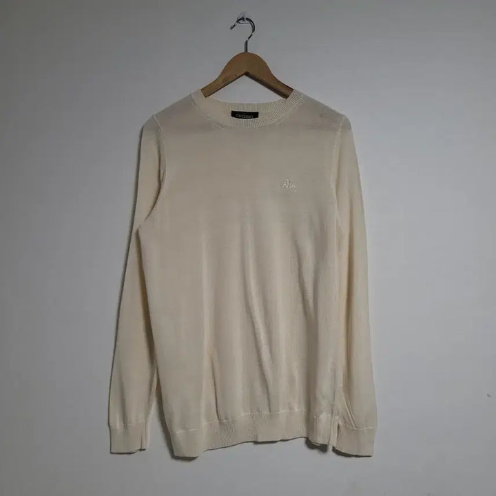 [BUNJANG] Kappa Ivory Long Sleeve Mesh Knit Top (M) / (M) KAPPA 카파 아이보리 긴팔 니트 롱 슬리브 매쉬 아크릴
