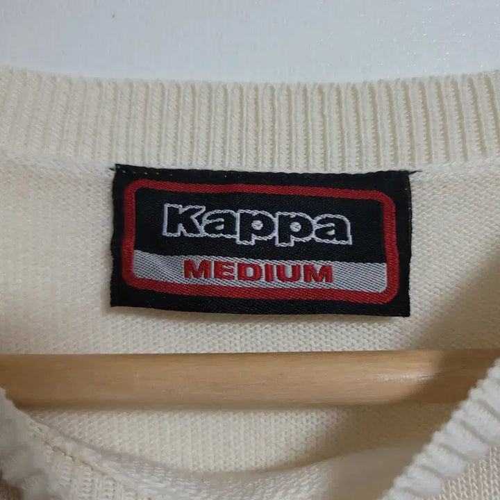 [BUNJANG] Kappa Ivory Long Sleeve Mesh Knit Top (M) / (M) KAPPA 카파 아이보리 긴팔 니트 롱 슬리브 매쉬 아크릴