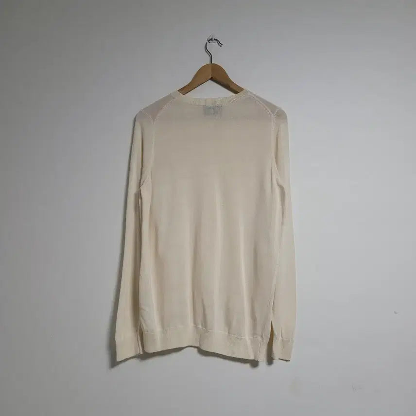 [BUNJANG] Kappa Ivory Long Sleeve Mesh Knit Top (M) / (M) KAPPA 카파 아이보리 긴팔 니트 롱 슬리브 매쉬 아크릴