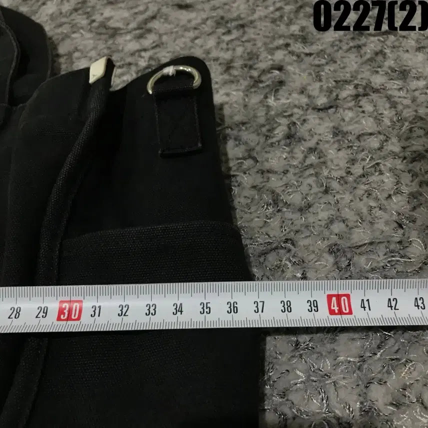 [BUNJANG] Kangol Black Eco-Bag Tote Bag / 캉골 블랙 에코백 토트백