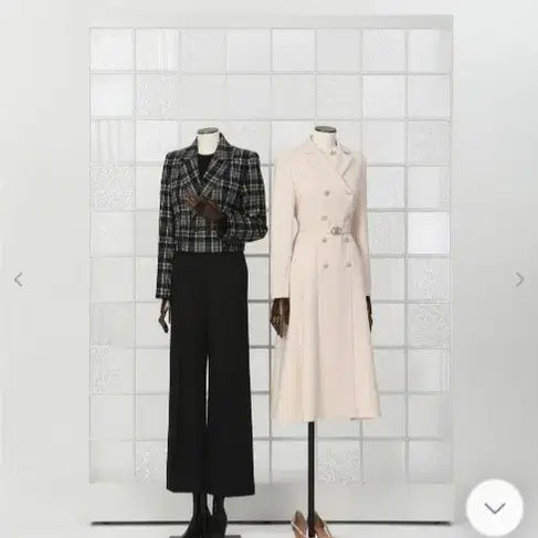 [BUNJANG] Misha Gold Button Double Dress / 하객룩 끝판왕 미샤 금장 더블 원피스 새상품