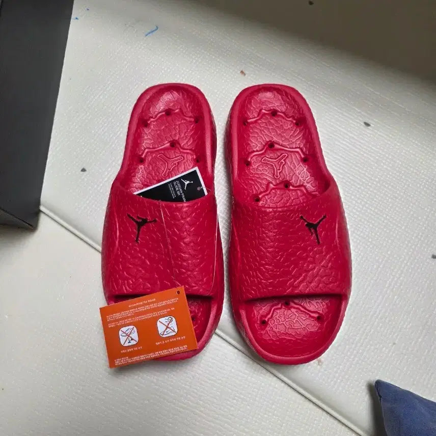 [BUNJANG] Jordan Red Slippers / 조던 슬리퍼 레드