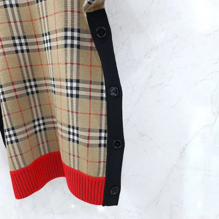 [BUNJANG] Burberry Archive Beige Wool Jacquard Knit XS / XS / 버버리 아카이브 베이지 울 자카드 니트 8037691