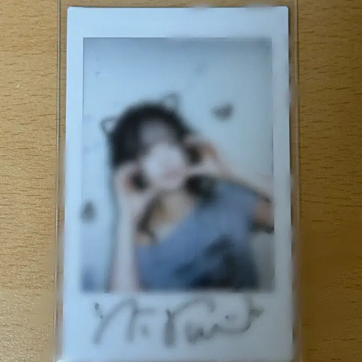 [BUNJANG] qwer Chodan Signed Polaroid / qwer 쵸단 사인 폴라로이드 싸폴 폴라