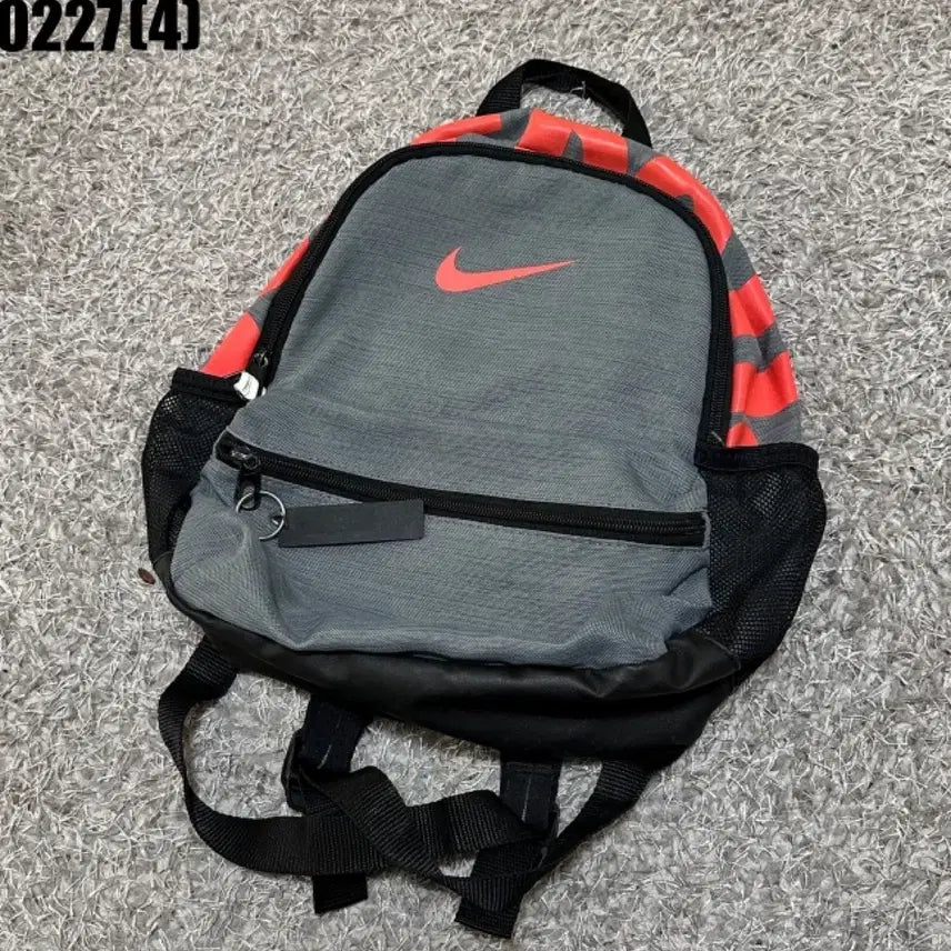 [BUNJANG] Nike Backpack Gray/Orange / 나이키 백팩 회색/오렌지