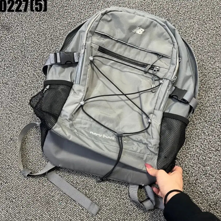 [BUNJANG] New Balance Gray Backpack / 뉴발란스 백팩 회색 가방 0227