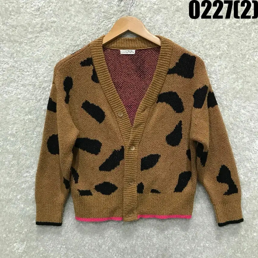 [BUNJANG] Limite doydoy Brown Pattern Cardigan (XS) / Limite doydoy  브라운 패턴 가디건 xs