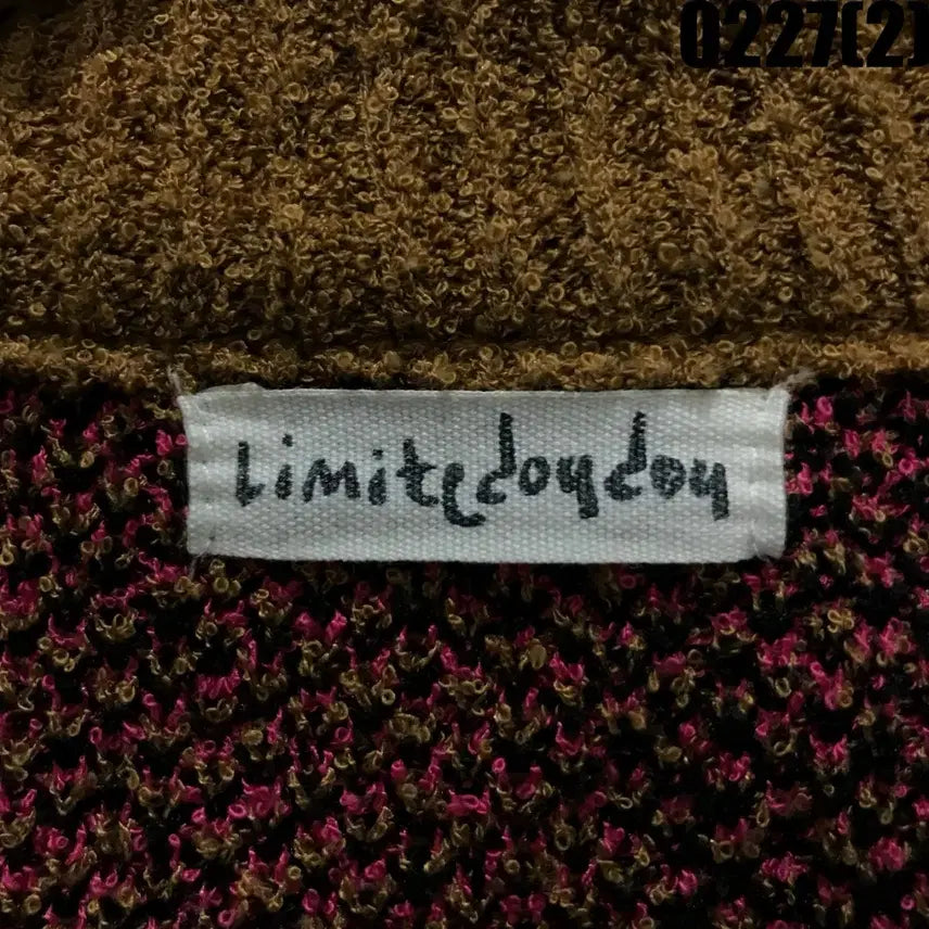 [BUNJANG] Limite doydoy Brown Pattern Cardigan (XS) / Limite doydoy  브라운 패턴 가디건 xs