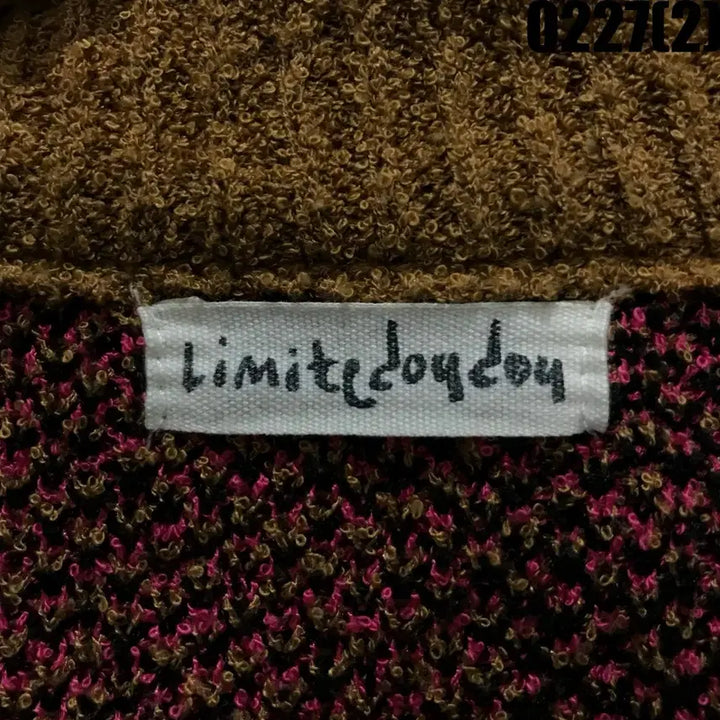 [BUNJANG] Limite doydoy Brown Pattern Cardigan (XS) / Limite doydoy  브라운 패턴 가디건 xs