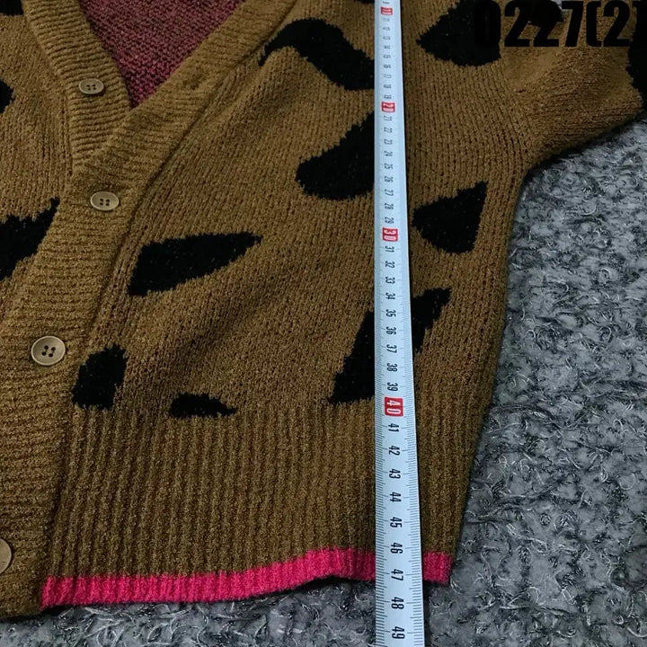[BUNJANG] Limite doydoy Brown Pattern Cardigan (XS) / Limite doydoy  브라운 패턴 가디건 xs