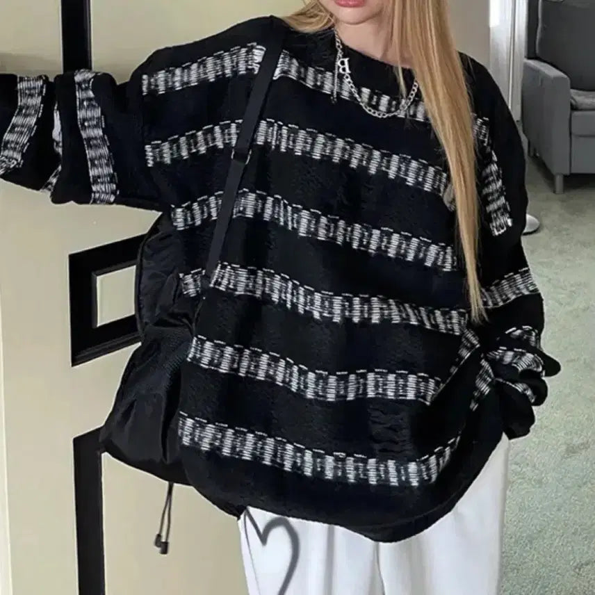 [BUNJANG] Sprite Oversized Knit Sweater / 스프라이트 오버핏 니트 (에이블리)