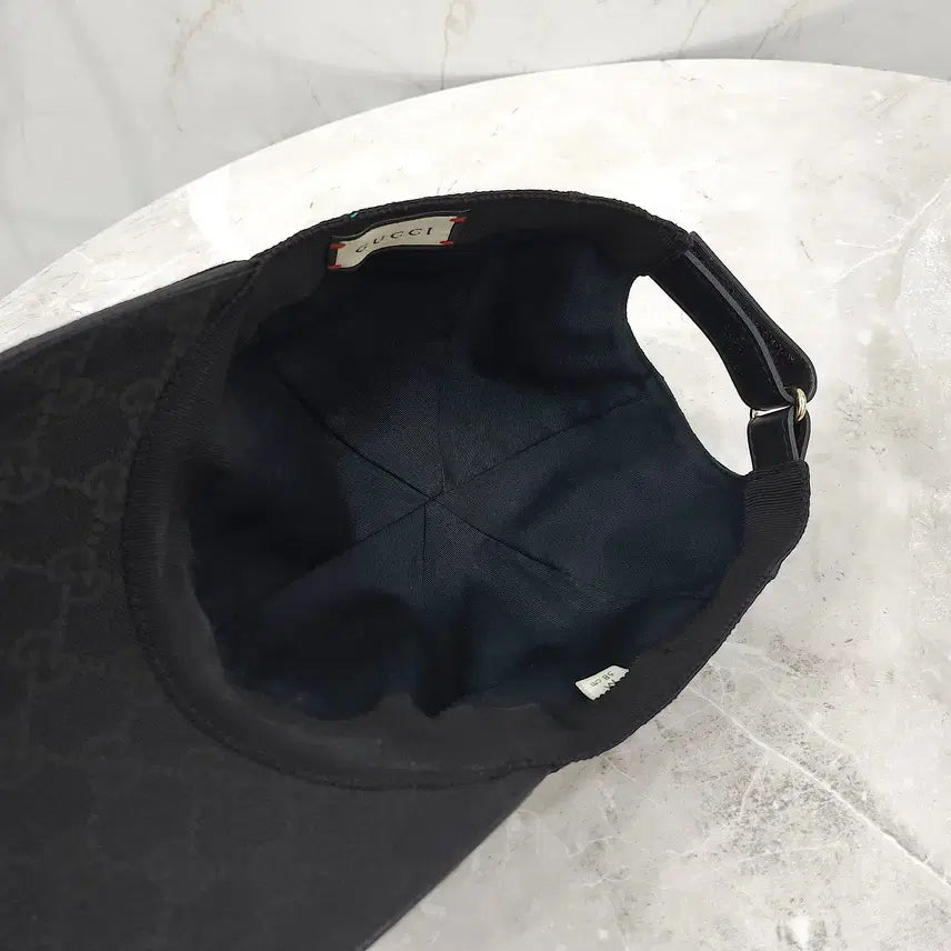 [BUNJANG] Gucci GG Canvas Ball Cap / 구찌 블랙 GG 캔버스 볼캡 M 200035