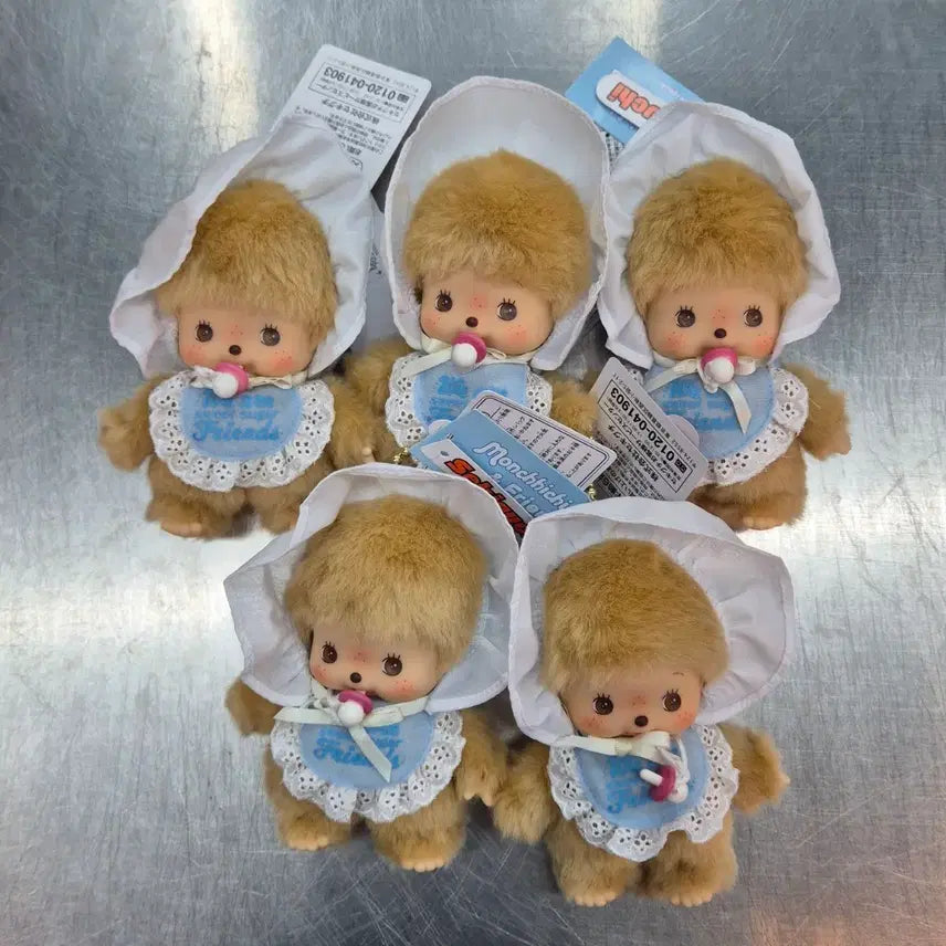 [BUNJANG] Monchhichi Sweet Sugar Bebichhichi Doll Keychain / 몬치치 스위트슈가 베비치치 인형키링 슈가프렌즈
