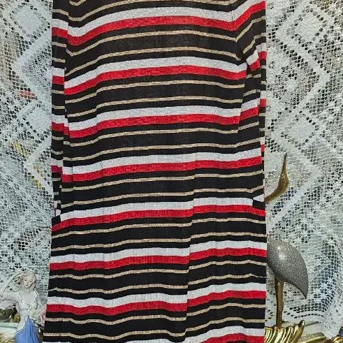 [BUNJANG] Tommy Hilfiger Striped Long Cardigan / 타미힐피거(Tommy Hilfiger) 브랜드스트라이프 롱 가디건