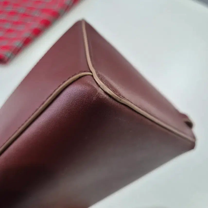 [BUNJANG] Beanpole Burgundy Clutch Bag / 빈폴 가방 버건디 클러치백