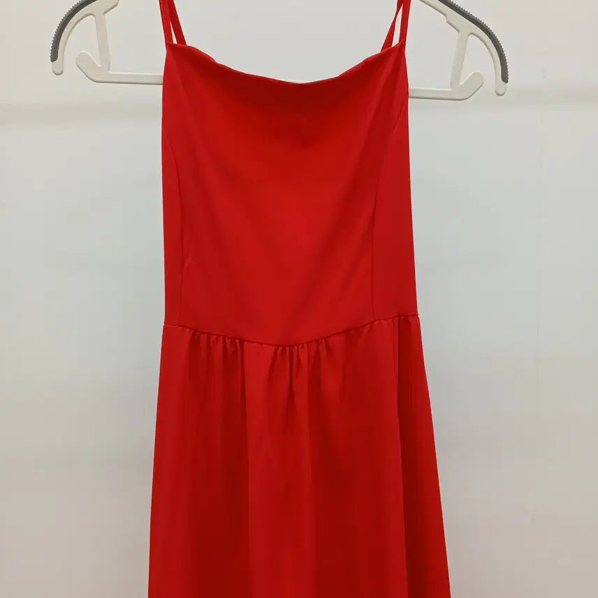 [BUNJANG] Red Strap Dress / 레드 끈 원피스