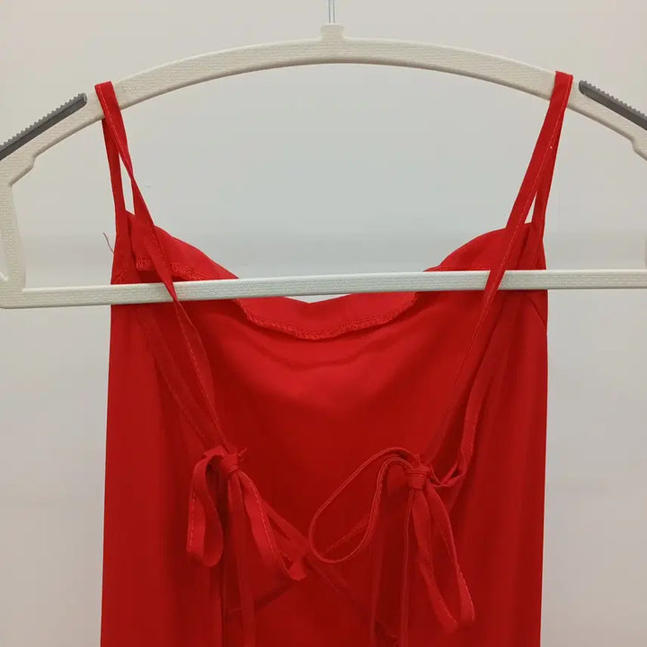 [BUNJANG] Red Strap Dress / 레드 끈 원피스