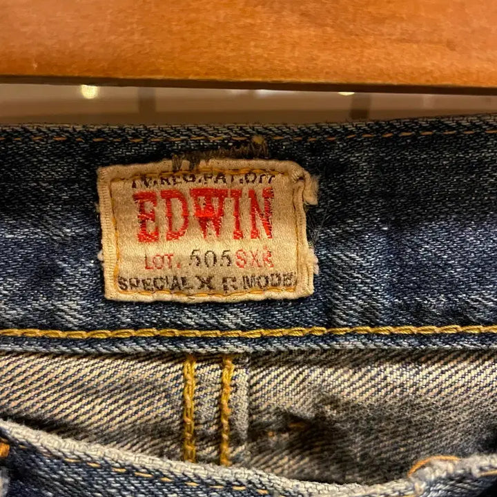 [BUNJANG] Edwin Salvage Denim Pants / 에드윈 샐비지 데님팬츠