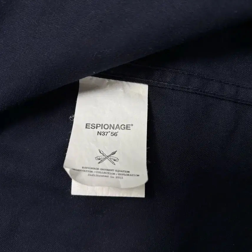 [BUNJANG] Espionage Work Jacket Navy / 에스피오나지 워크자켓 네이비