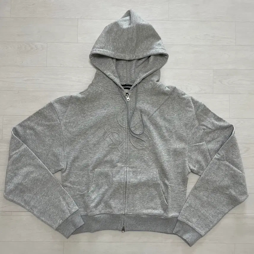 [BUNJANG] DUC Symbol Hoodie &amp; Sweatpants Set-Up Grey Size 2 / 디오스피스 (DUC) Symbol 후드집업, 스웻팬츠 셋업