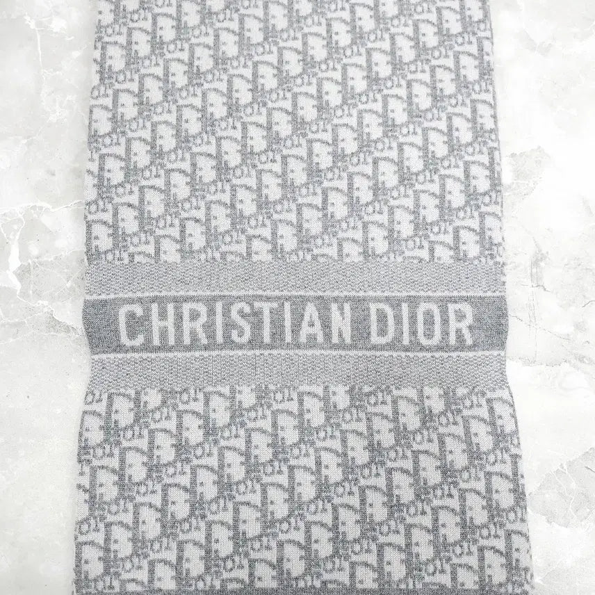 [BUNJANG] Dior Oblique Alps Cashmere Muffler / 디올 오블리크 알프스 캐시미어 머플러 15DOB201I099