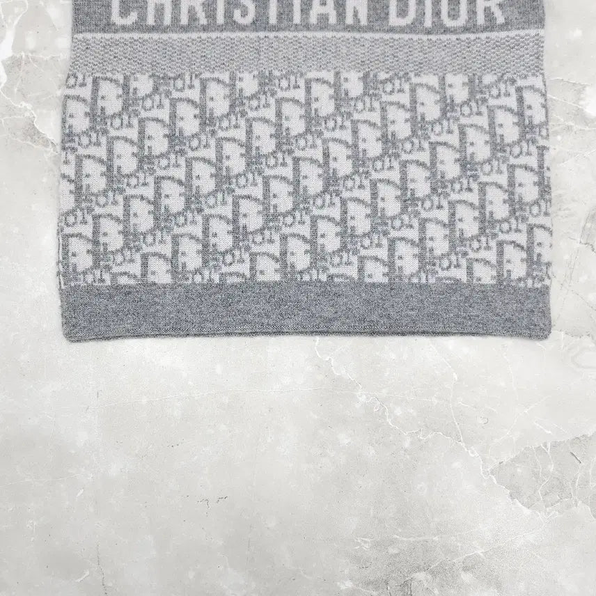 [BUNJANG] Dior Oblique Alps Cashmere Muffler / 디올 오블리크 알프스 캐시미어 머플러 15DOB201I099