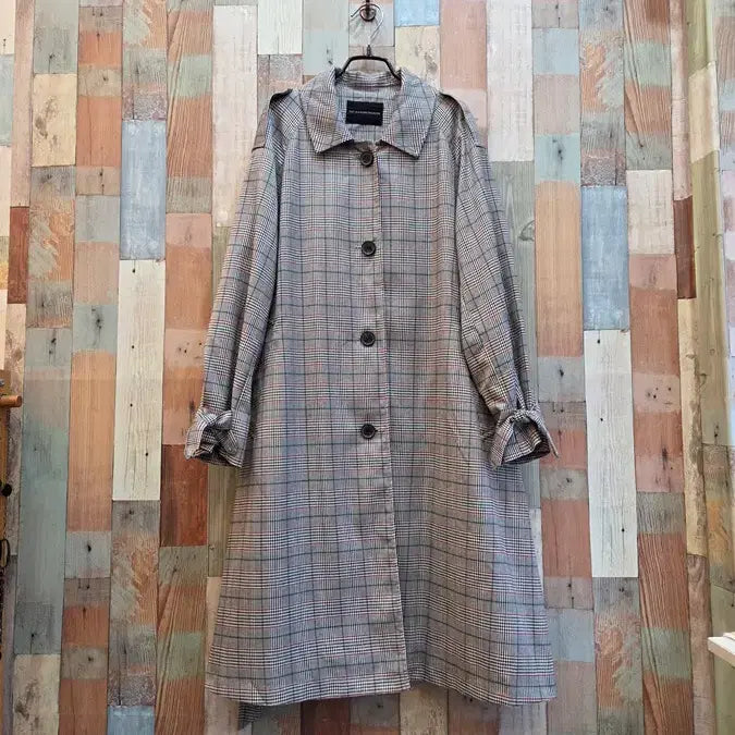 [BUNJANG] Visit in New York Check Coat / 비지트인뉴욕 체크코트