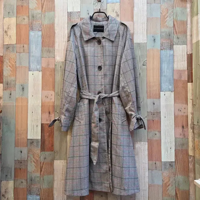 [BUNJANG] Visit in New York Check Coat / 비지트인뉴욕 체크코트