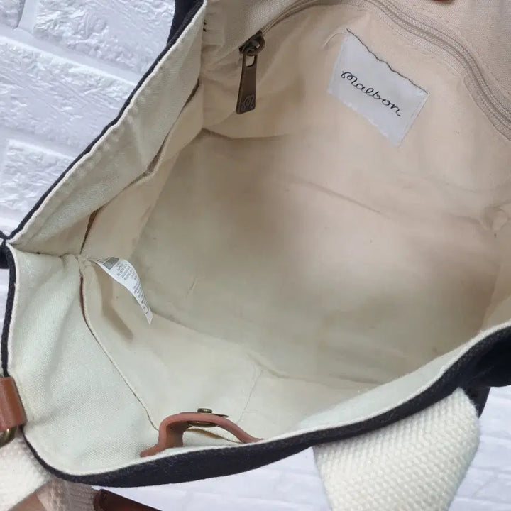 [BUNJANG] Malbon Golf Canvas Tote Bag / 말본 골프 캔버스 토트백