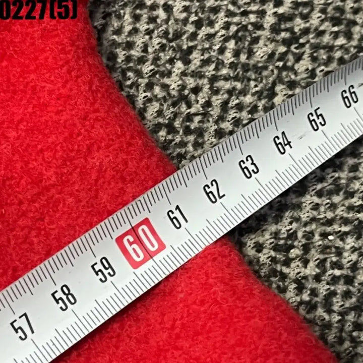 [BUNJANG] Red Wool Zip-up Jacket / 빨강색 울 집업 자켓